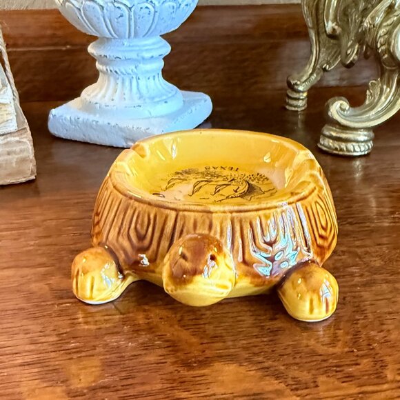 Vintage Galveston Texas Turtle ashtray - Picture 10 of 14